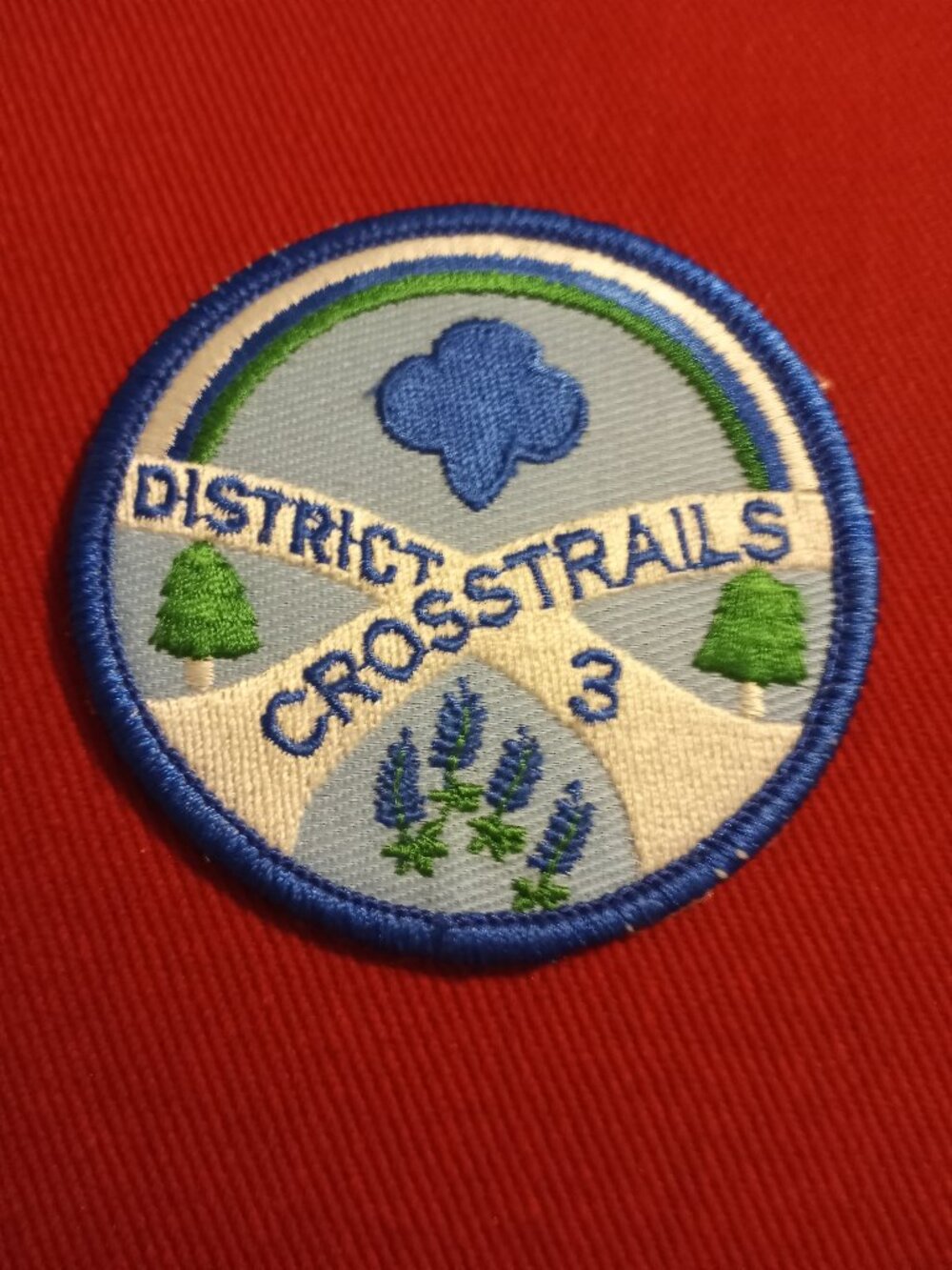 District 3 Crosstrails embroidered vintage patch applique